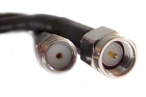 Product image for COAXIAL CABLE RG174 SMA-M SMA-F 3M