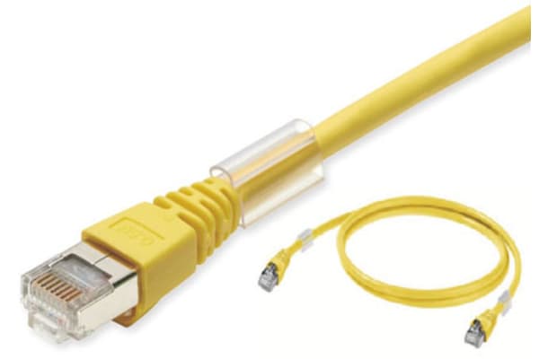 Product image for ETHERNET CAT6 CABLE LSZH YELLOW 20M