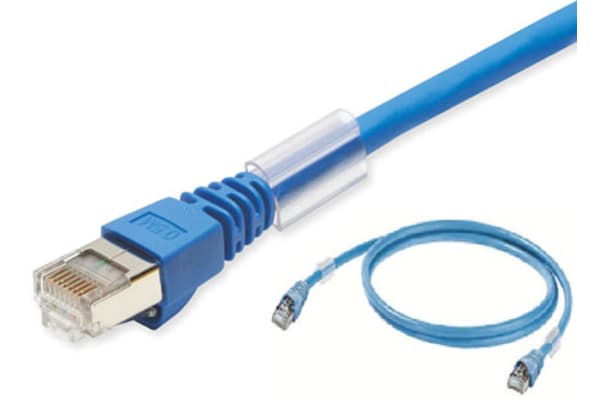 Product image for ETHERNET CAT6 PATCH CABLE BLUE 2M