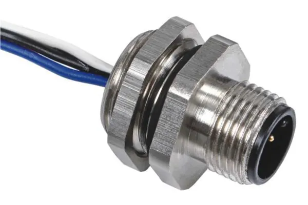 Product image for M12 Panel mount Male 4W 100 mm, PG9