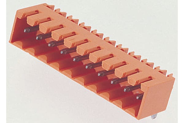 Product image for 10 WAY HORIZONTAL PCB HEADER,3.5MM PITCH