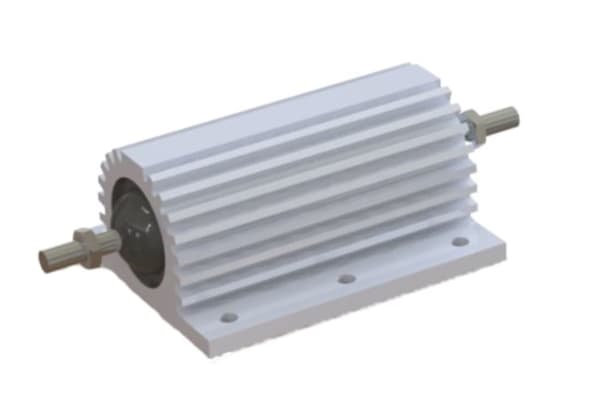 Product image for RS PRO Aluminium Housed Axial Wire Wound High Power Resistor, 100Ω ±5% 200W