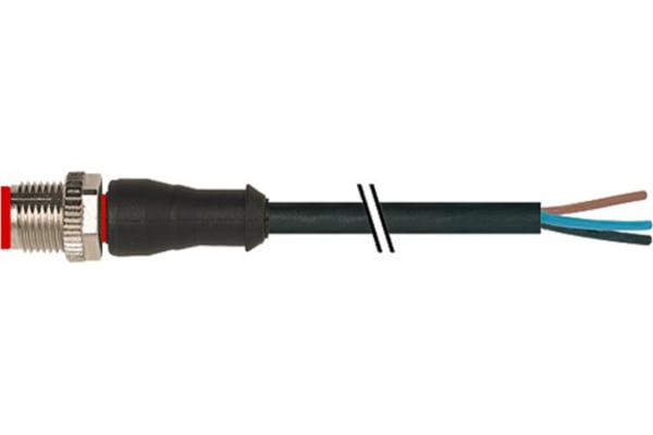 Product image for M12 connector male straight 5p 5m