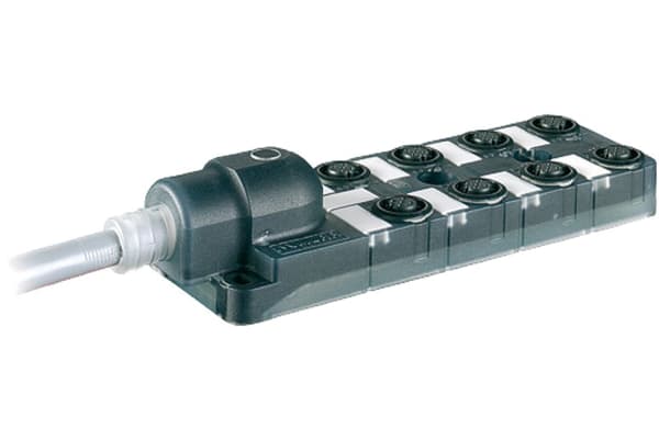 Product image for M12 5p Splitter box PNP 8 Port 5m