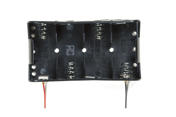 Product image for 4 C BATTERY HOLDER & LEAD