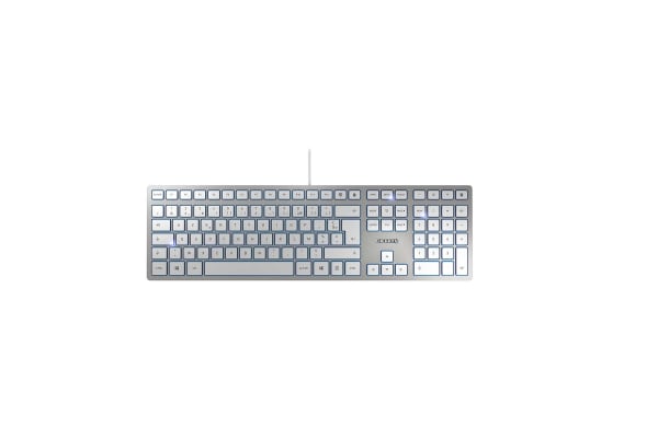 Product image for CHERRY KC 6000 SLIM SILVER - FRENCH