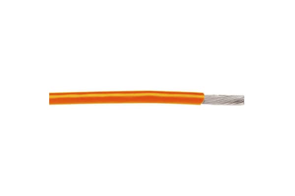 Product image for Wire 30AWG 600V UL1213 Orange 30m
