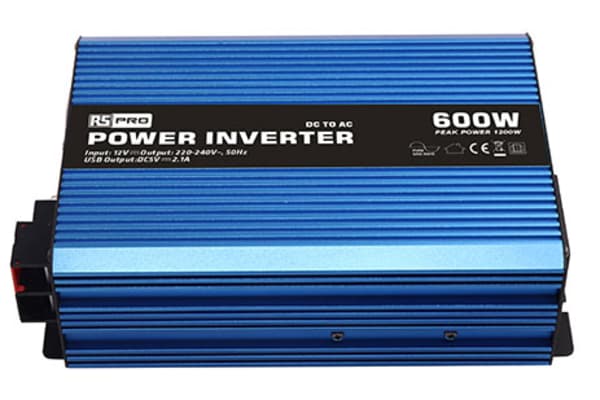 Product image for POWER INVERTER PURE SINE WAVE 12V 600W