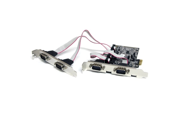 Product image for 4 Port Native PCI Express RS232 Serial A