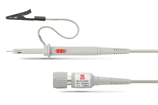 Product image for oscilloscope probe, 5mm diameter, 350MHz