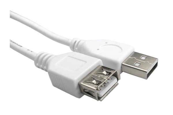 Product image for 1MTR USB 2.0 A M - A F EXTENSION CABLE -