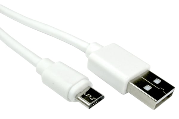 Product image for 3MTR USB 2.0 A M  - MICRO B M CABLE - WH