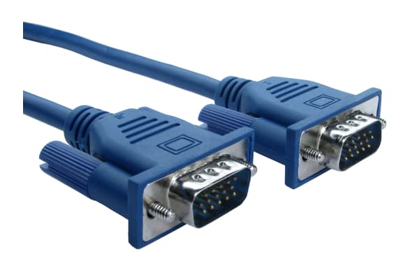 Product image for 1MTR HD15 VGA/SVGA LOW PROFILE LSZH M-M