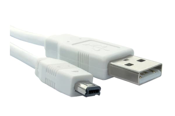 Product image for 80CM USB 2.0 A M - MINI B 4 PIN M CABKE