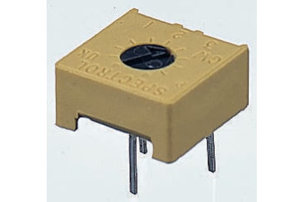 Product image for 63M topadj cermet trimmer,20K 10mm 500mW