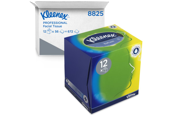 Product image for KLEENEX FACIAL TISSUE CUBE WHITE