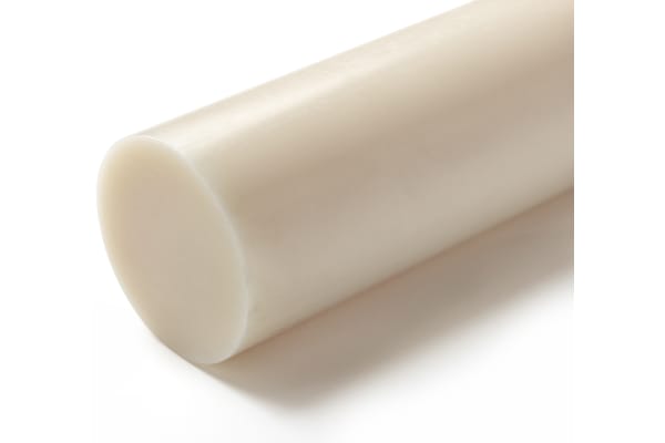 Product image for Cast nylon 6 plastic rod stock,500x65mm