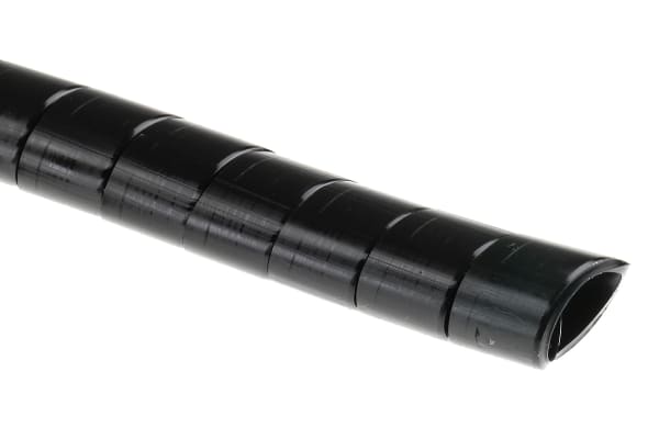 Product image for SPIRAL WRAP 20MM X 1.8MM X 50M BLACK