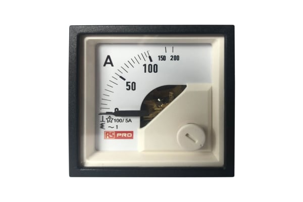 Product image for 48x48mm AC Ammeter Analogue Panel meter