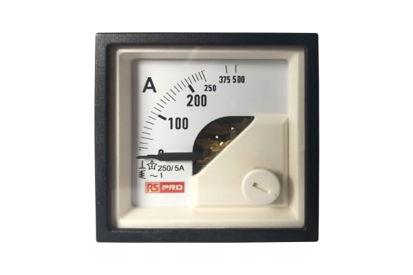 Product image for 48x48mm AC Ammeter Analogue Panel meter