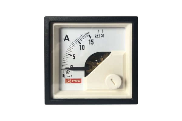 Product image for 48x48mm AC Ammeter Analogue Panel meter