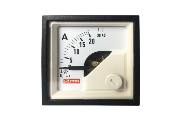 Product image for 48x48mm AC Ammeter Analogue Panel meter