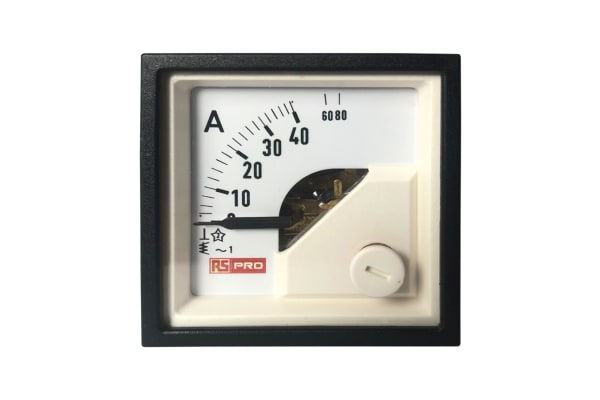 Product image for 48x48mm AC Ammeter Analogue Panel meter