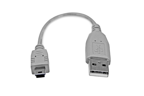 Product image for 6IN MINI USB 2.0 CABLE - A TO MINI B