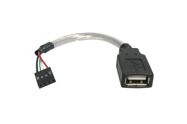 Product image for 6in USB 2.0 Cable - USB A Female to USB