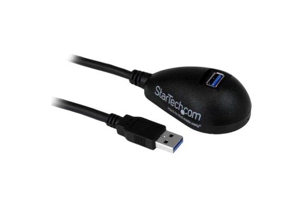 Product image for 5 ft Black Desktop SuperSpeed USB 3.0 Ex