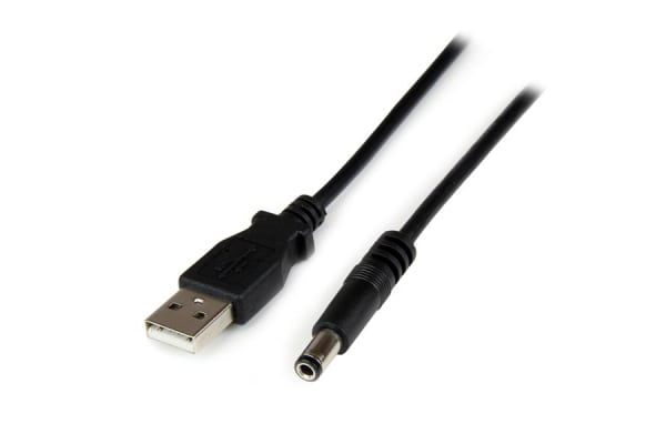 Product image for USB to 5.5mm Power Cable - Type N Barrel