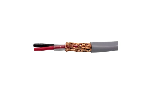 Product image for 22AWG 19/34 4 CONDUCTOR BRAID SHIELDED