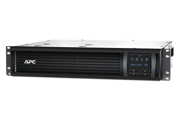 Product image for APC 750VA Rack Mount UPS Uninterruptible Power Supply, 230V Output, 500W - Line Interactive