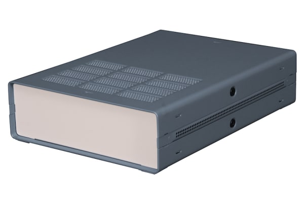 Product image for RS PRO Light Grey Extruded Aluminium Enclosure, IP30, 279 x 203 x 65mm