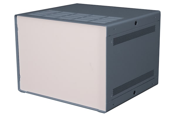 Product image for RS PRO Light Grey Extruded Aluminium Enclosure, IP30, 279 x 305 x 219mm