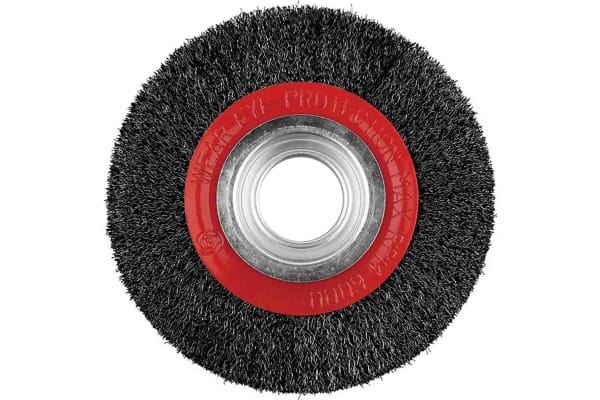 Product image for STEEL WIRE WHEEL BRUSH,125MM DIA X30MM W