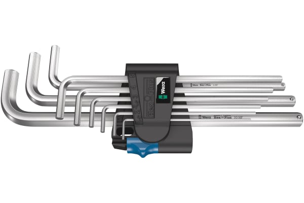 Product image for L-KEY SET, METRIC, CHROME-PLATED950/9 L