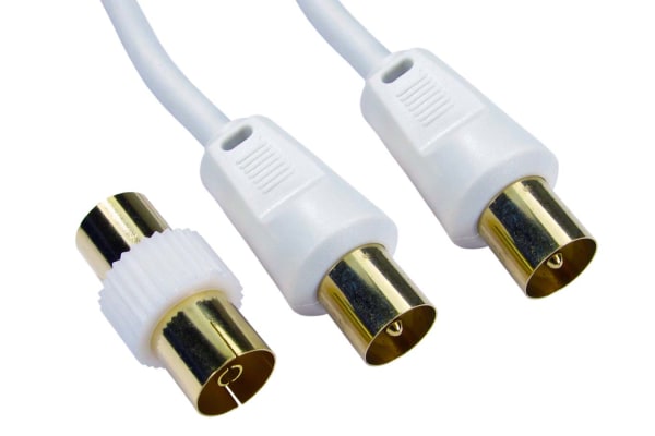 Product image for RS PRO TV Aerial Connector Male to Male