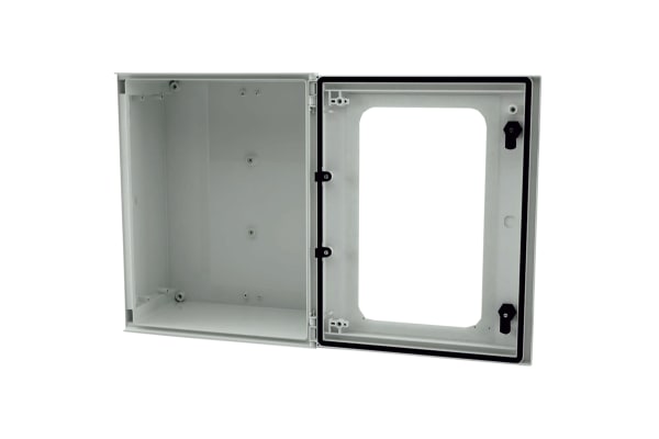 Product image for GRP Enclosure, Glazed Door, 600x400x230m