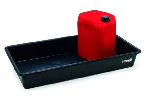 Product image for 100CM X 55CM X 15CM BLACK SPILL TRAY 65L
