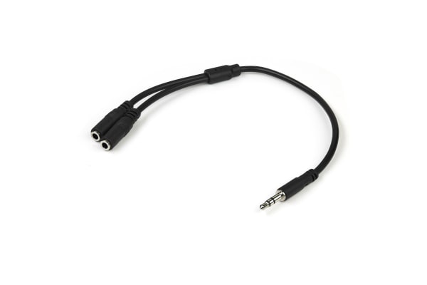 Product image for SLIM PHONO STEREO SPLITTER CABLE 3.5MM T