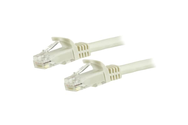 Product image for 3M CAT6 WHITE SNAGLESS GIGABIT RJ45 PATC