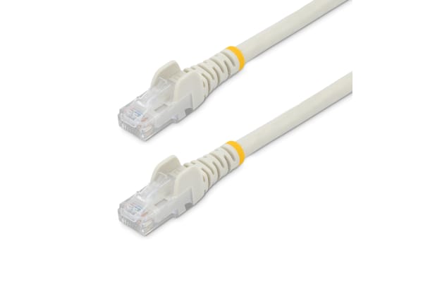 Product image for 1M CAT6 WHITE SNAGLESS GIGABIT RJ45 PATC