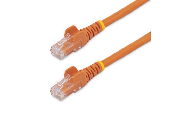 Product image for 2M CAT6 ORANGE SNAGLESS GIGABIT RJ45 PAT