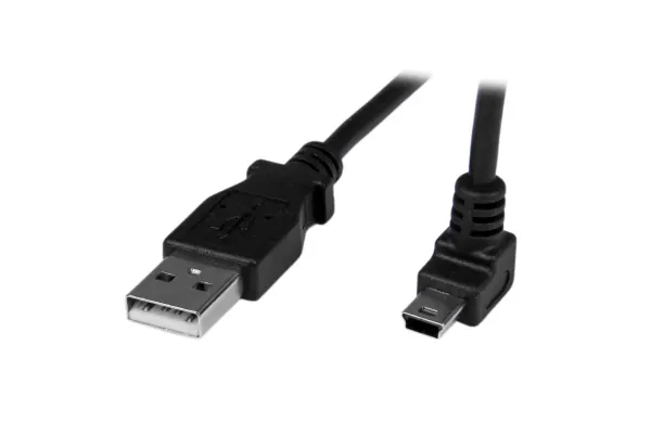 Product image for 1M MINI USB CABLE - A TO UP ANGLE MINI B