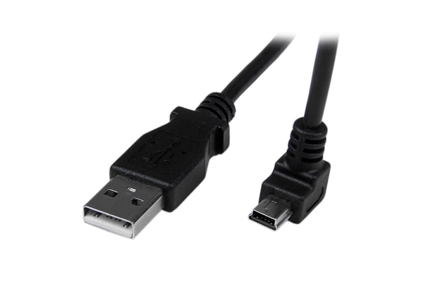 Product image for 2M MINI USB CABLE - A TO DOWN ANGLE MINI