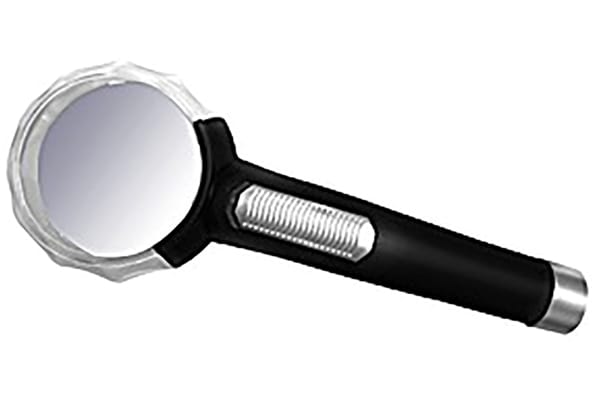 Product image for RS PRO Illuminated  Magnifying Glass, 5 x Magnification, 65mm Diameter