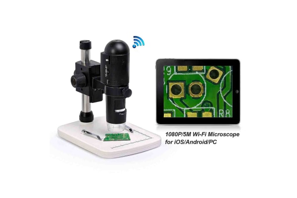 Product image for RS PRO Digital Microscopes, 3M, 5M, 8M, 12M pixels, Wi-Fi, x10 - 230