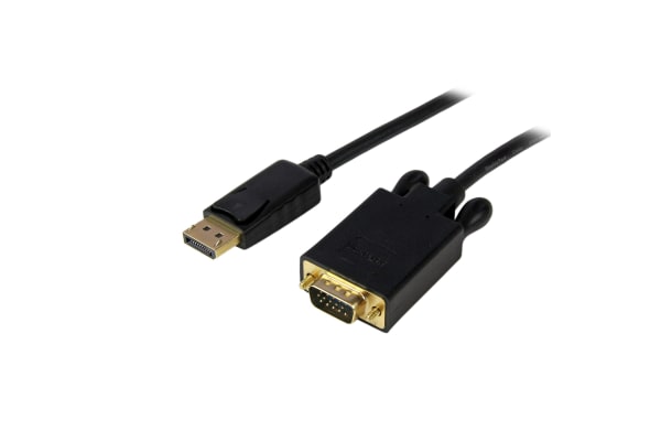 Product image for 10 FT DISPLAYPORT TO VGA ADAPTER CONVERT