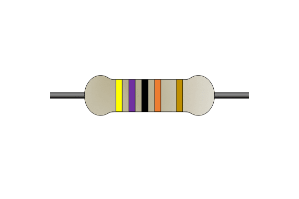 Product image for RESISTOR CARBON FILM 1/4W 5%  4K7